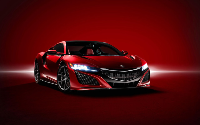 Red sports car photorealism digital #2 free wallpaper for desktop - medium preview image