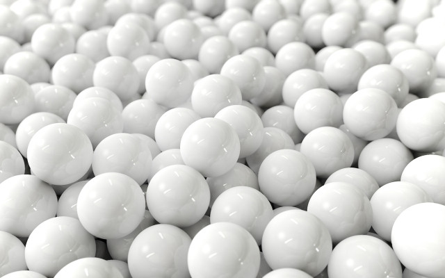 White balls black white background free wallpaper - medium preview image