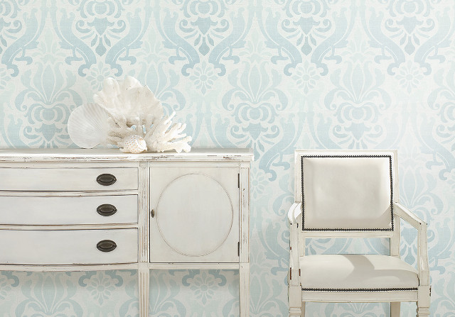 White chair dresser wall blue free wallpaper - medium preview image