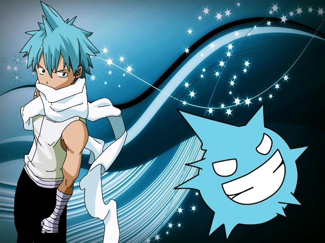 Cartoon character blue hair white #3 free wallpaper - medium preview image