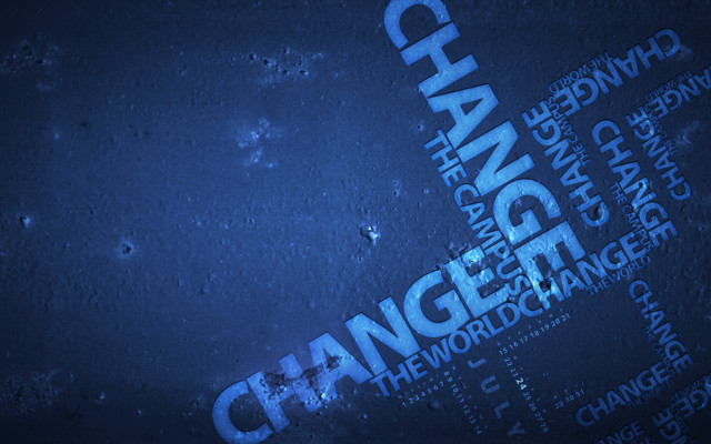 Blue background change center image free wallpaper - medium preview image
