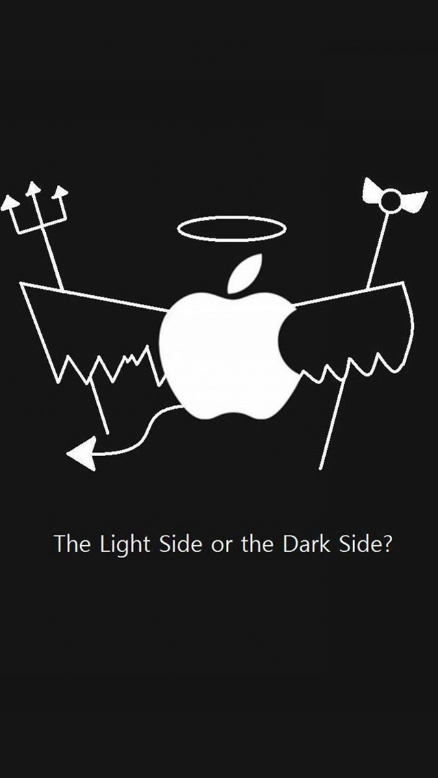 Apple logo arrows arrow design free wallpaper - medium preview image