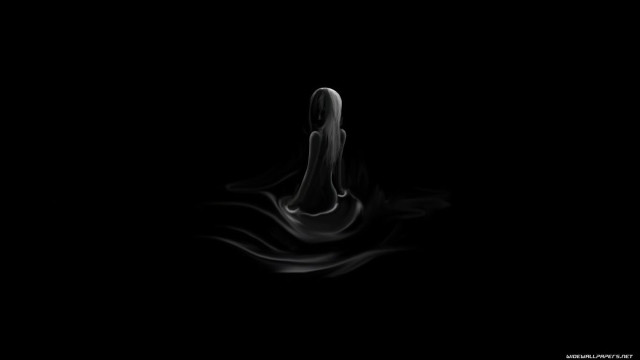 Liquid drop dark background white free wallpaper - medium preview image