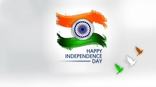 Flag bird flying background happy free wallpaper - medium preview image