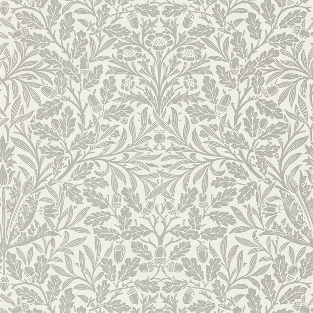 Floral grey white wallpaper pattern free wallpaper - medium preview image