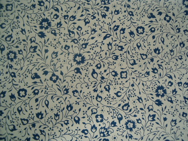 Blue white floral pattern background free wallpaper - medium preview image