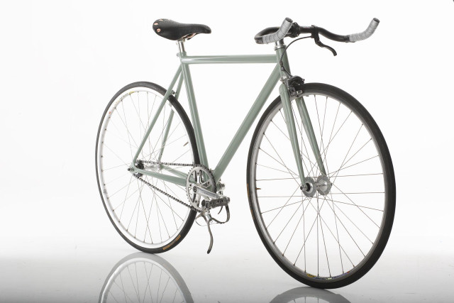 Bicycle white background reflection floor free wallpaper - medium preview image