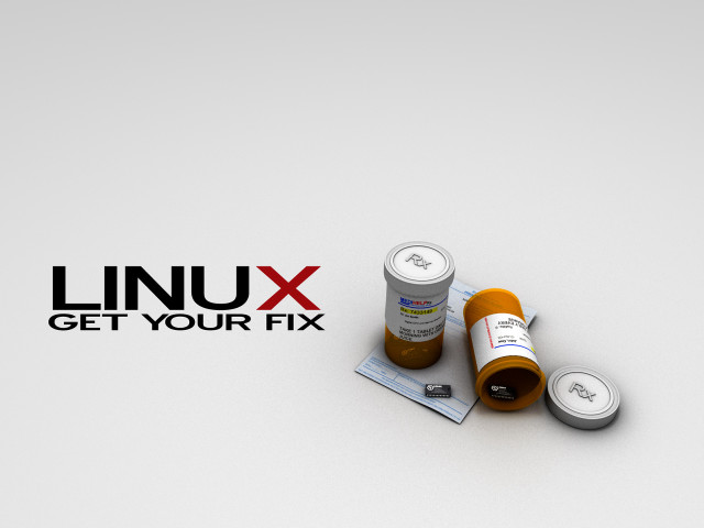 Linux get your fix pills free wallpaper - medium preview image