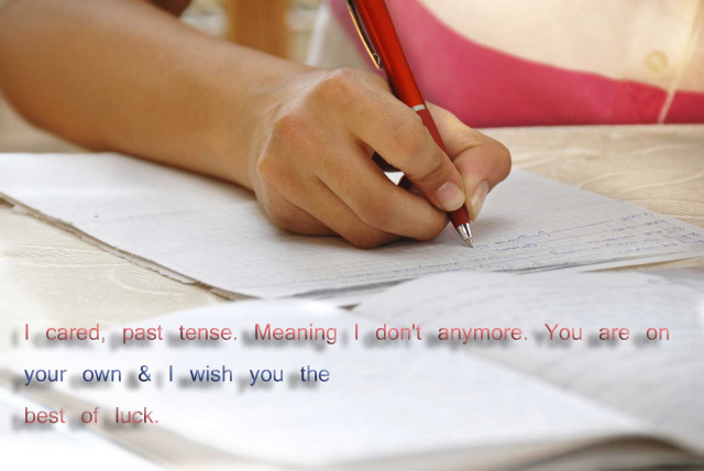 Woman writing paper pen notepad free wallpaper - medium preview image