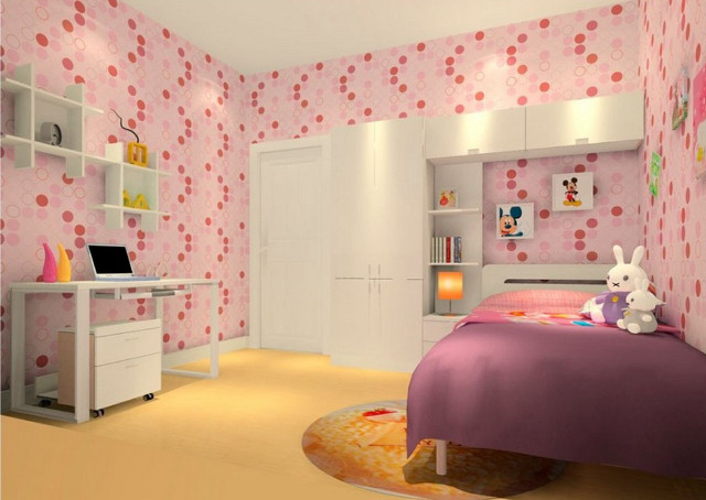 Bedroom bed interior decor home free wallpaper - medium preview image