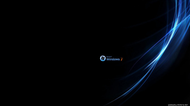 Dark background blue wave black free wallpaper - medium preview image