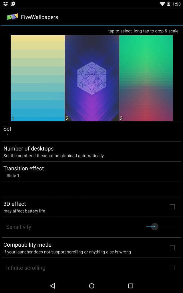Cell phone multiple screens display free wallpaper - medium preview image