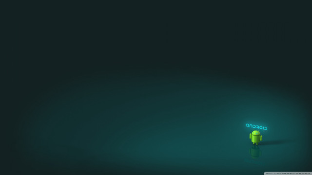 Green man dark neon sign free wallpaper - medium preview image