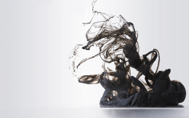 Black abstract kinetic airbrush octane free wallpaper - medium preview image