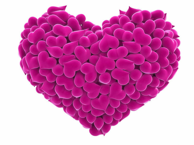 Heart shaped object small hearts free wallpaper - medium preview image