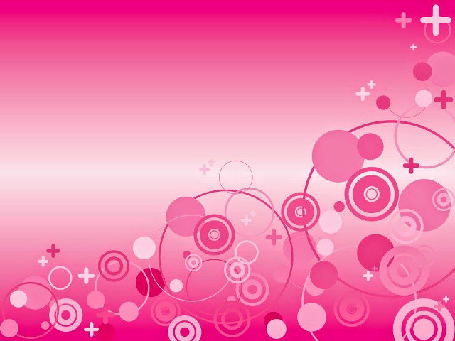 Pink background circles crosses pattern #2 free wallpaper - medium preview image