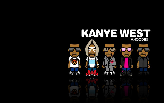 Group people black background kanye #2 free wallpaper - medium preview image