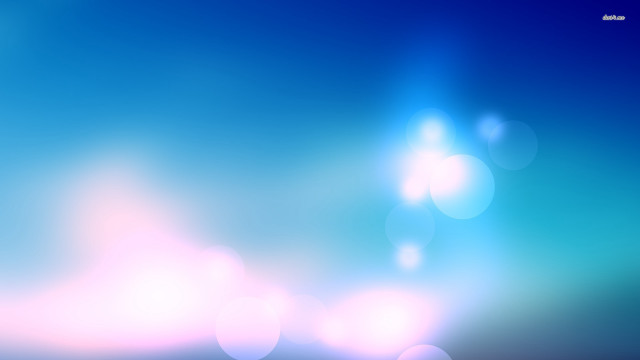 Blurry blue sky white lights #2 free wallpaper - medium preview image