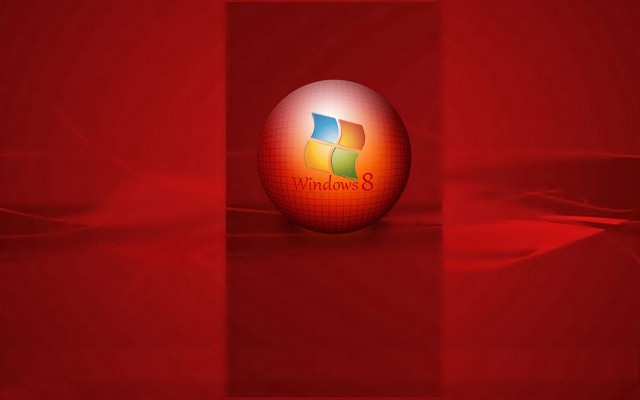 Red sphere red square microsoft free wallpaper - medium preview image