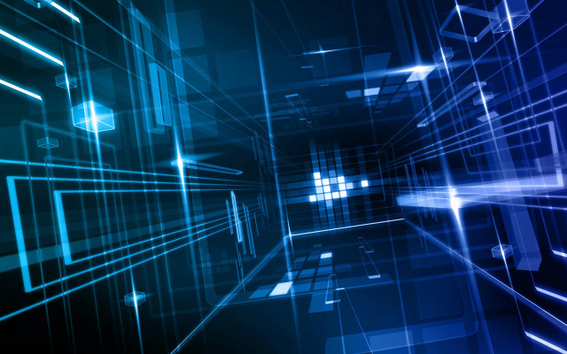 Blue black abstract background lines free wallpaper - medium preview image
