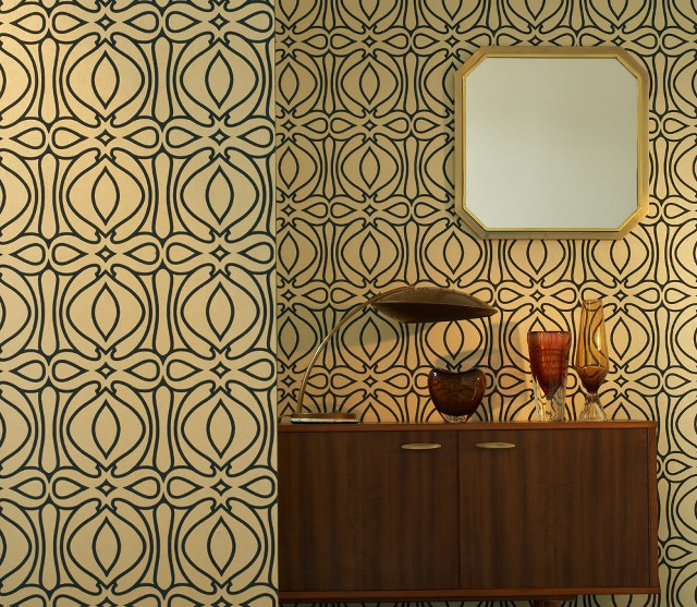 Room mirror cabinet vases artdeco free wallpaper - medium preview image