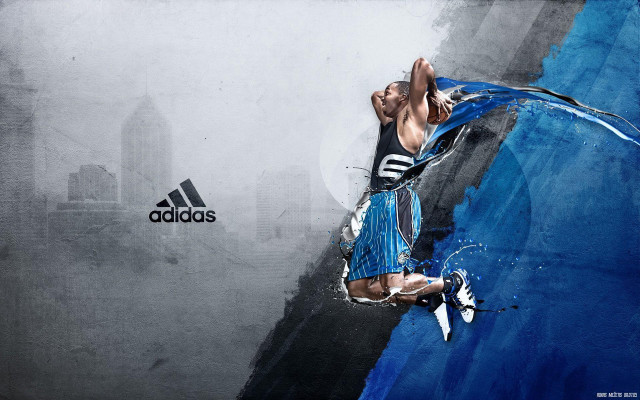 Man jumping basketball city building free wallpaper - medium preview image