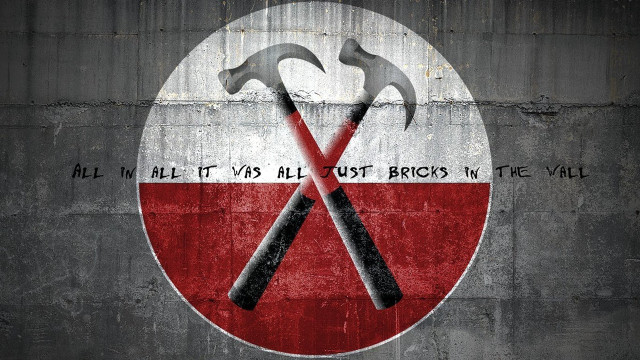 Red white circle crossed axes #2 free wallpaper - medium preview image