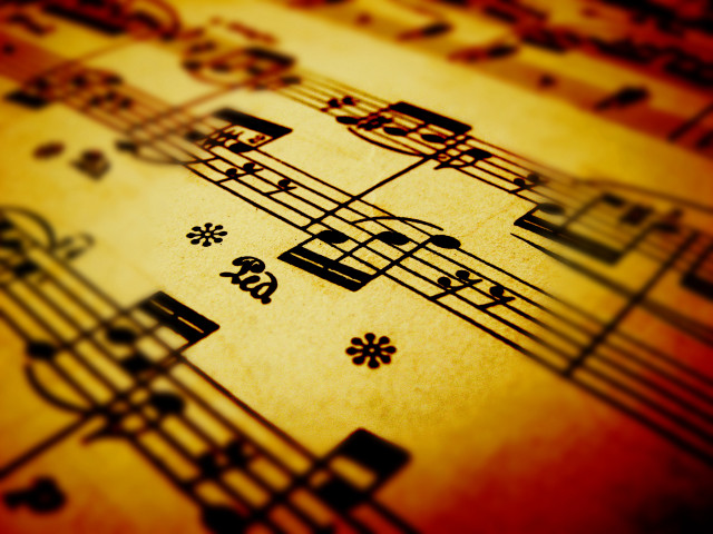 Music sheet notes symbols score free wallpaper - medium preview image