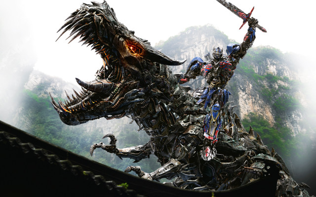 Giant robot sword background mountains free wallpaper - medium preview image