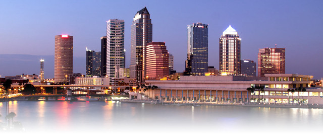 City skyline river night lights #11 free wallpaper for desktop - medium preview image