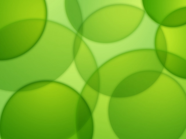 Green background circles different sizes free wallpaper - medium preview image