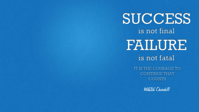 Blue background william campbell quote free wallpaper - medium preview image