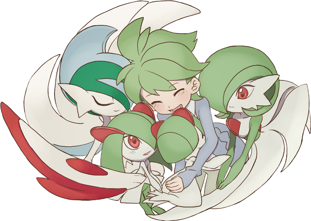 Pokemon circle sitting heads together free wallpaper - medium preview image