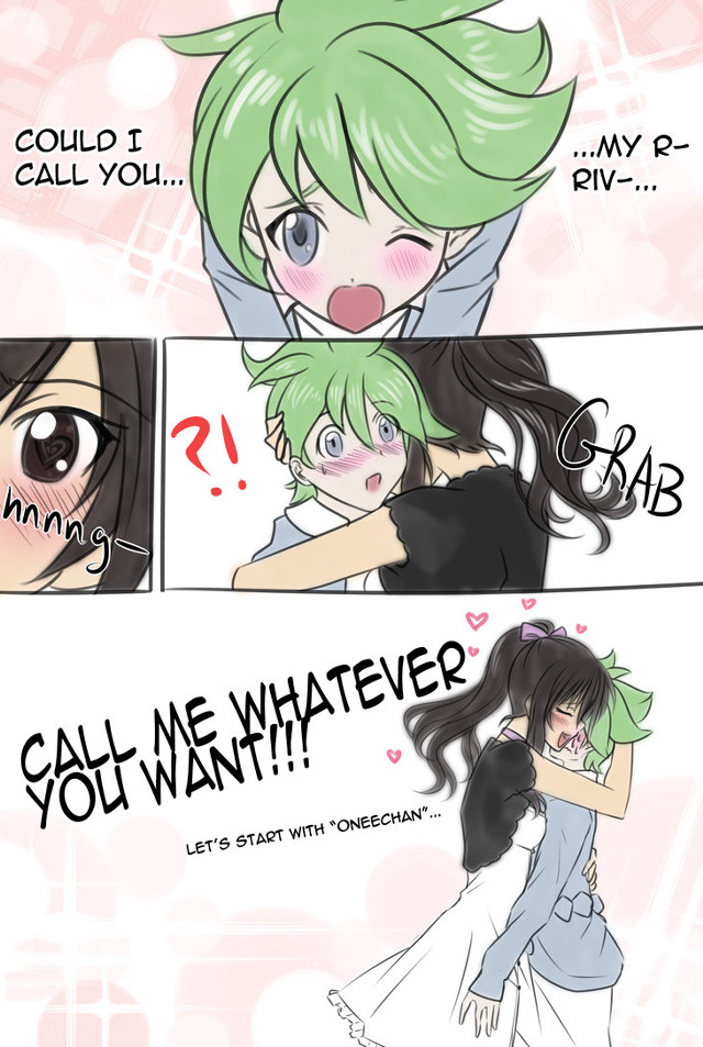 Comic strip girls hugging green free wallpaper - medium preview image