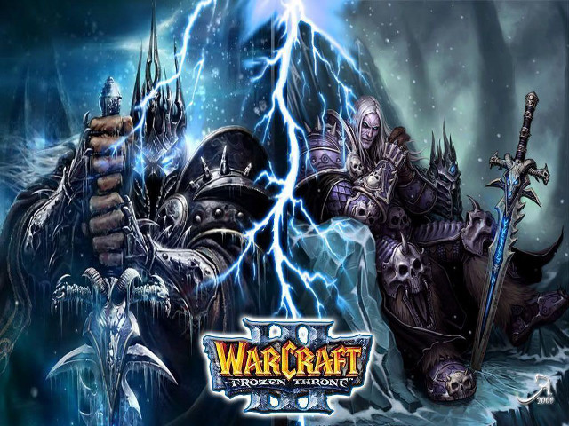 Warcraft characters storm lightning castle free wallpaper - medium preview image