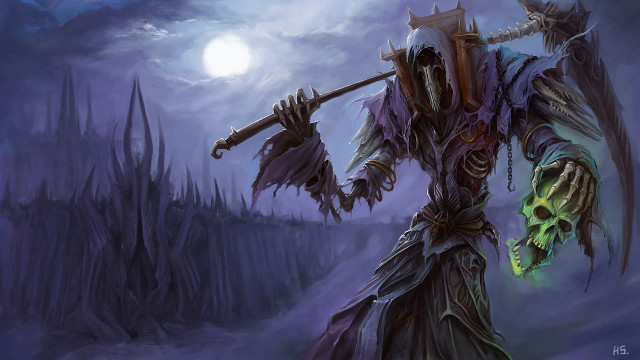 Demonic demon sceptacle head arm free wallpaper - medium preview image