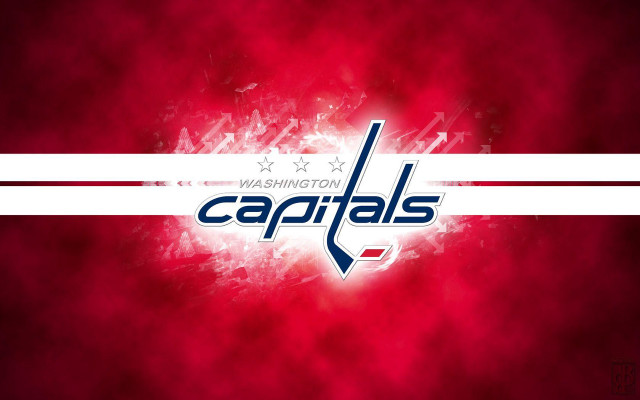Washington capitals logo red background #3 free wallpaper - medium preview image