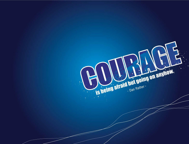 Blue background quote image free wallpaper - medium preview image
