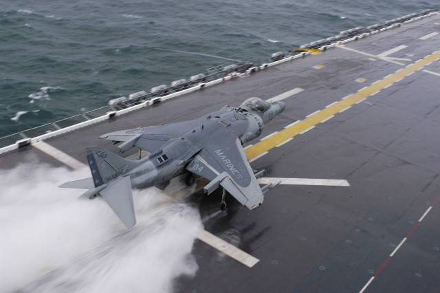Fighter jet launch deck aircraft free wallpaper - medium preview image