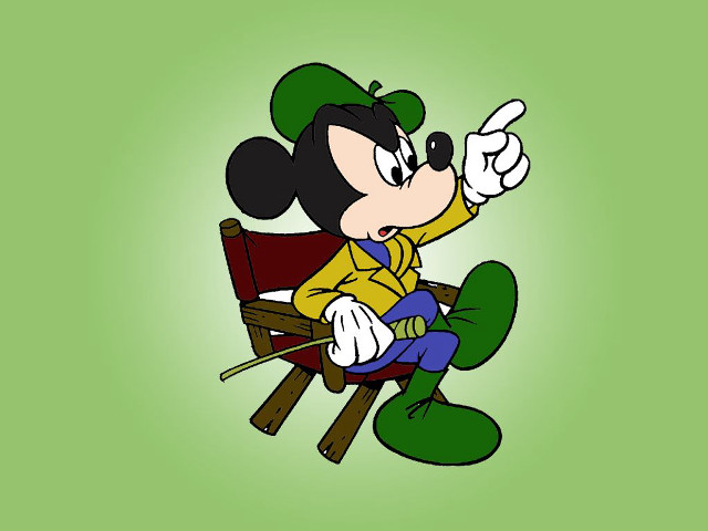 Cartoon character sitting chair green free wallpaper - medium preview image