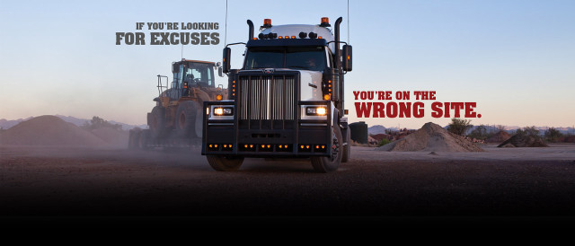 Large truck dirt road pile free wallpaper - medium preview image