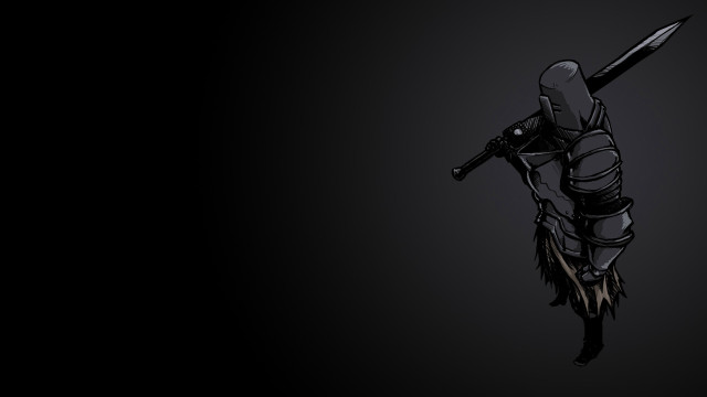 Black white photo person knife free wallpaper - medium preview image