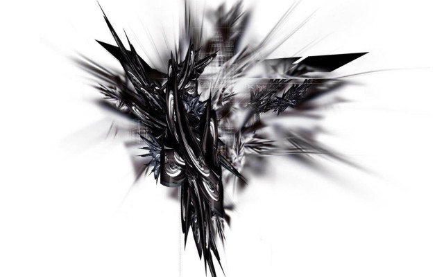Black white cross blurry effect free wallpaper - medium preview image