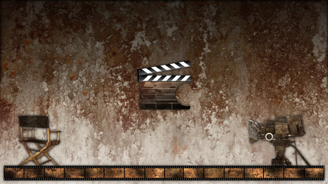 Clapper chair dirtywall brokenwindow mattepainting free wallpaper - medium preview image