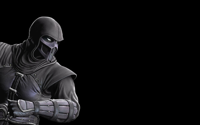 Man black outfit gun mask free wallpaper - medium preview image