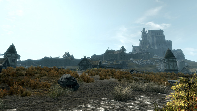 Castle field rock grass area free wallpaper - medium preview image