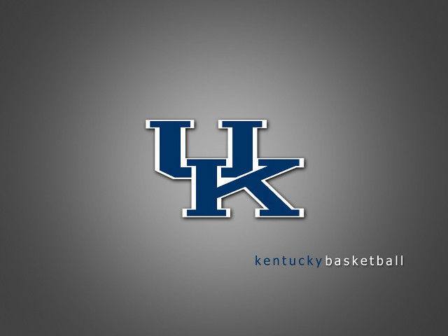 Kentucky basketball logo gray background free wallpaper - medium preview image