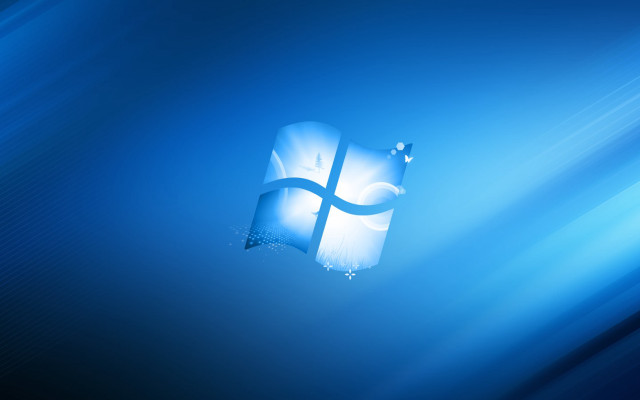 Blue background window ribbon bottom #2 free wallpaper - medium preview image
