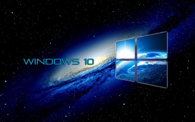 Windows 10 space wallpaper earth free wallpaper - medium preview image