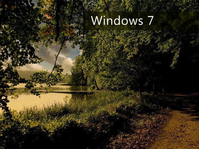 River trees path windows #7 free wallpaper - medium preview image